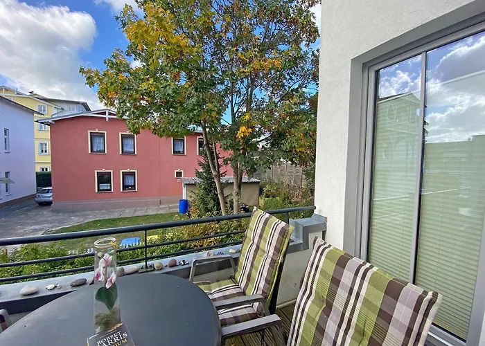 Апартаменты Annika - Whg 10 Mit Westbalkon Зеллин